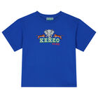 Boys Blue Logo T-Shirt, 1, hi-res